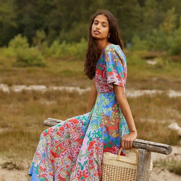 NWT! Anthropologie Amandine Maxi Dress - ROOPA PEMMARAJU - Picture 3 of 6